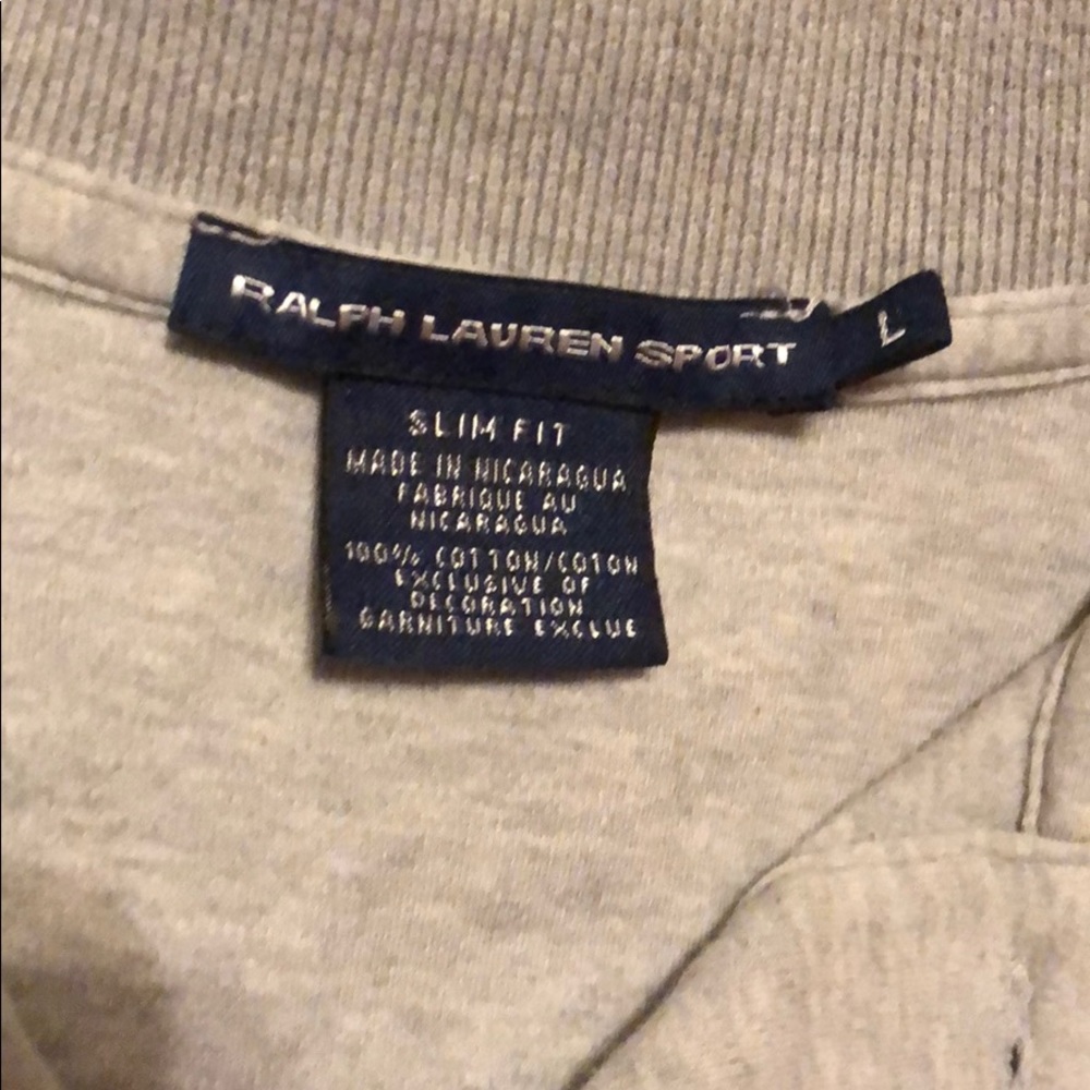 Two polo tops red one is Med & Gray  is Lg - Picture 3 of 3